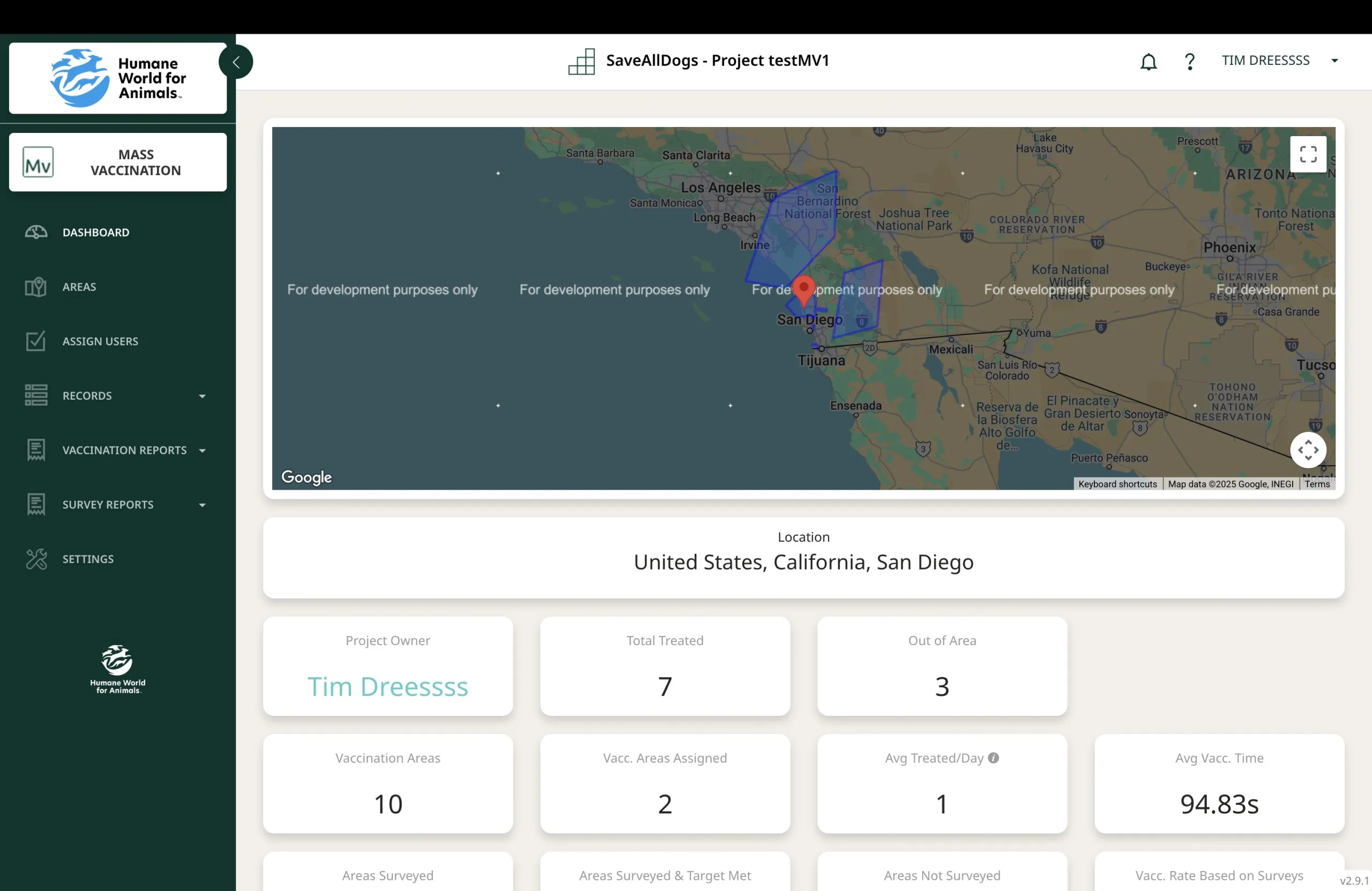 Map with Geofencing
