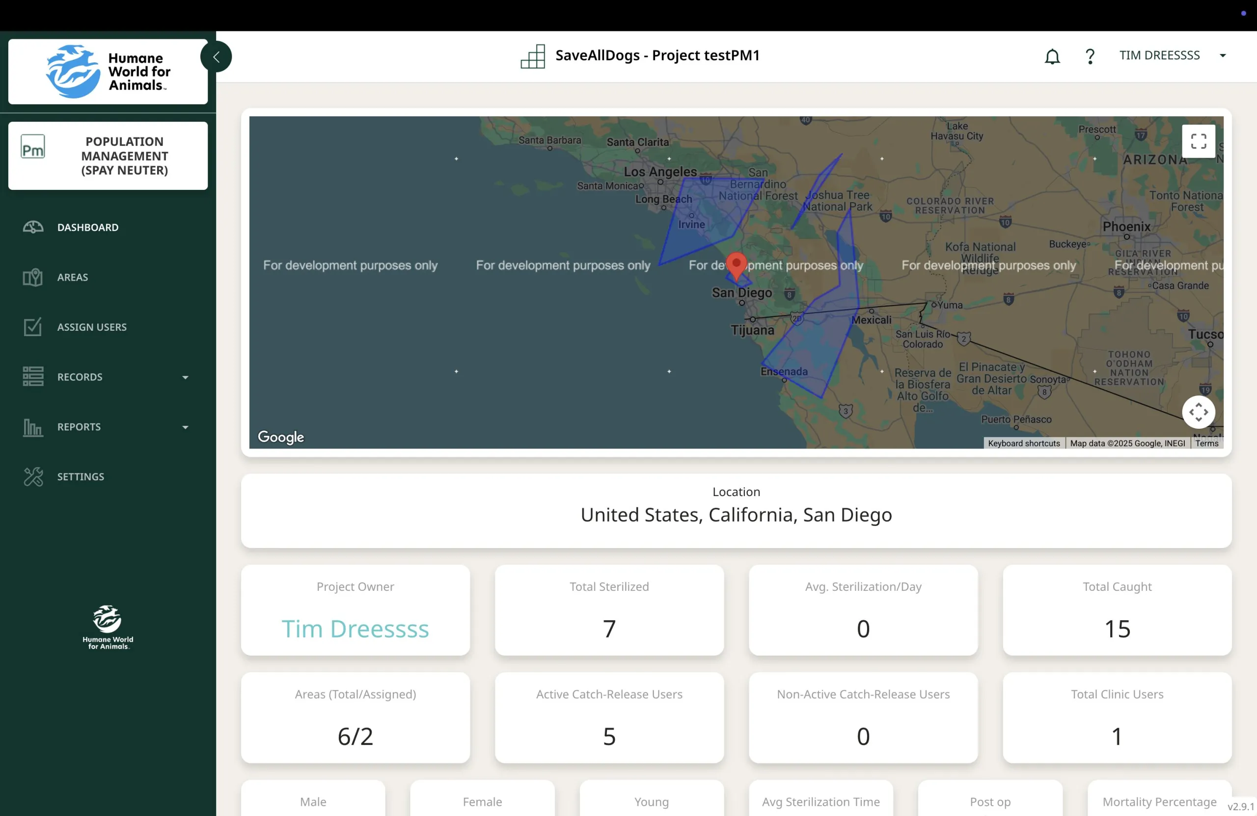 Map with Geofencing